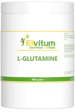 De Online Drogist Elvitum l-glutamine poeder aanbieding