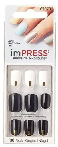 De Online Drogist Kiss impress press-on manicure claim to fame aanbieding