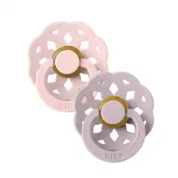 De Online Drogist Bibs fopspeen 6-18 maanden blossom/dusky lilac aanbieding