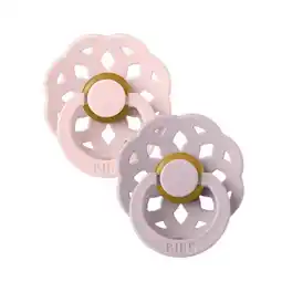De Online Drogist Bibs fopspeen 6-18 maanden blossom/dusky lilac aanbieding