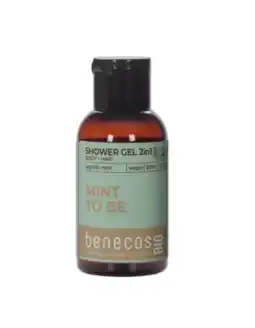 De Online Drogist Benecos mint 2-in-1 body and hair shower gel mini aanbieding