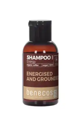 De Online Drogist Benecos coffee energising shampoo mini aanbieding