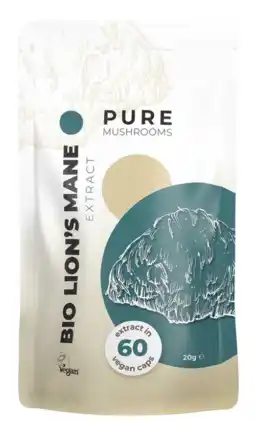De Online Drogist Pure mushrooms bio lions mane capsules aanbieding