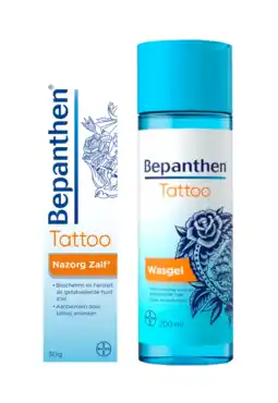 De Online Drogist Bepanthen tattoo nazorgpakket met nazorgzalf en wasgel aanbieding