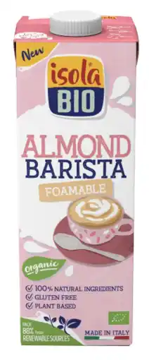 De Online Drogist Isola bio almond barista foamable aanbieding