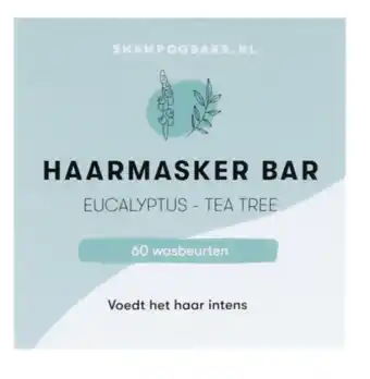 De Online Drogist Shampoo bars haarmasker bar eucalyptus en tea tree aanbieding