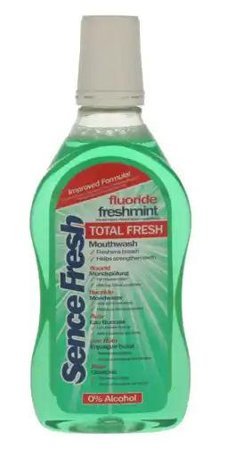 De Online Drogist Sencefresh mondwater freshmint aanbieding