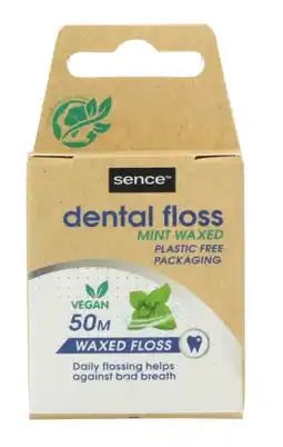 De Online Drogist Sencefresh freshmint flosdraad vegan 50m aanbieding
