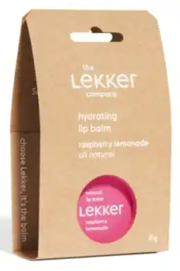 De Online Drogist Lekker natural raspberry lemonade lipbalsem aanbieding