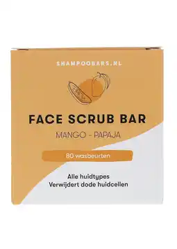 De Online Drogist Shampoo bars gezichtsscrub mango en papaja aanbieding