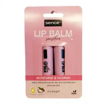 De Online Drogist Sencebeauty sensitive lipbalsem duo aanbieding