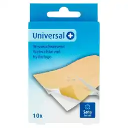 De Online Drogist Sana first aid wondpleister universeel 10x6cm aanbieding