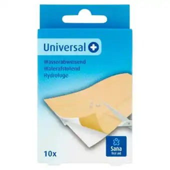 De Online Drogist Sana first aid wondpleister universeel 10x6cm aanbieding