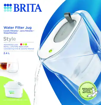 De Online Drogist Brita style waterfilterkan grijs + 1 maxtra filterpatroon aanbieding