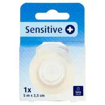 De Online Drogist Sana first aid hechtpleister sensitive 2,5cm aanbieding