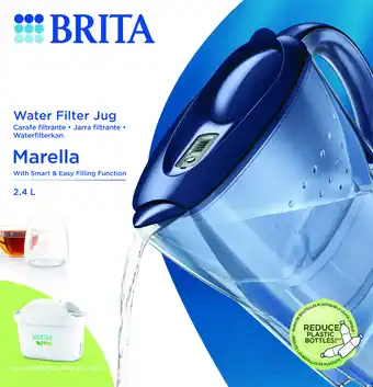 De Online Drogist Brita waterfilterkan marella blauw + 1 maxtra filterpatroon aanbieding