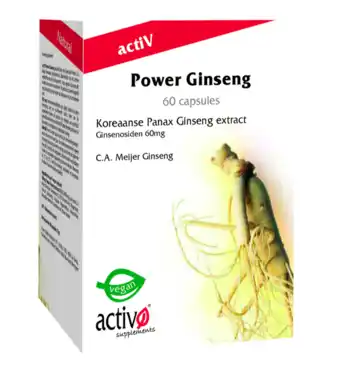 De Online Drogist Activo power ginseng capsules aanbieding