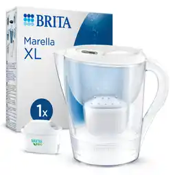 De Online Drogist Brita waterfilterkan marella wit xl + 1 maxtra filterpatroon aanbieding