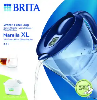 De Online Drogist Brita waterfilterkan marella blauw xl + 1 maxtra filterpatroon aanbieding