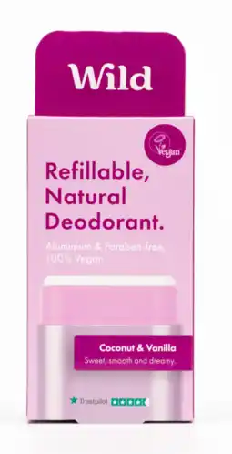 De Online Drogist Wild deodorant - coconut/vanilla aanbieding