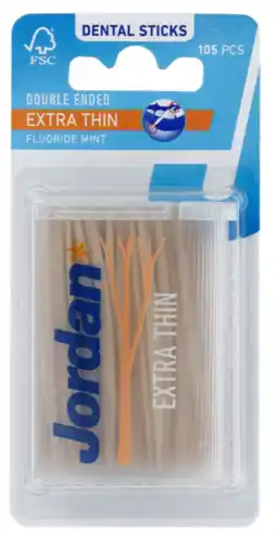 De Online Drogist Jordan dental sticks extra thin aanbieding