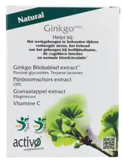 De Online Drogist Activo ginkgo plus aanbieding