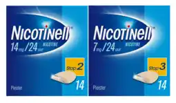De Online Drogist Nicotinell pleisters combi voor matige/ lichte roker - 14 mg + 7 mg aanbieding