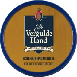 De Online Drogist Vergulde hand scheerzeep origineel aanbieding