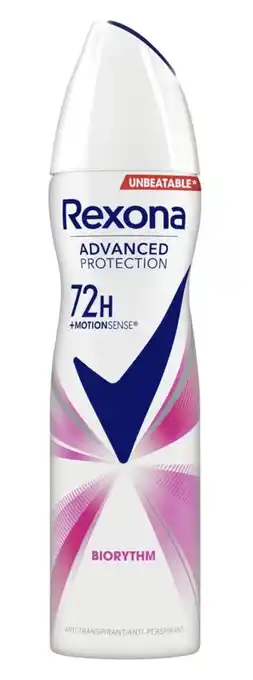 De Online Drogist Rexona biorythm anti-transpirant spray aanbieding