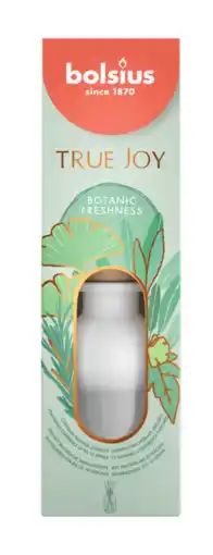 De Online Drogist Bolsius true joy botanic freshness geurverspreider aanbieding