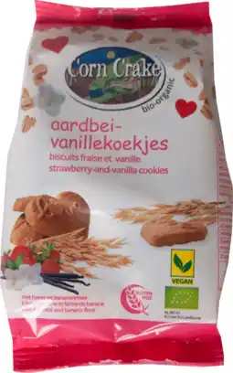 De Online Drogist Corn crake aardbei vanille koekjes aanbieding