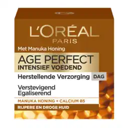 De Online Drogist L&aposoréal paris age perfect dagcrème met voedend manuka honing aanbieding