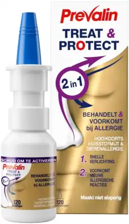 De Online Drogist Prevalin treat & protect neusspray aanbieding