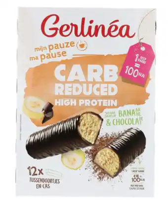 De Online Drogist Gerlinéa proteïne maaltijdreep banaan chocolade aanbieding
