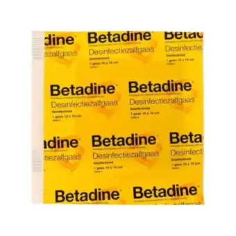De Online Drogist Betadine zalfgaas 10x10cm aanbieding