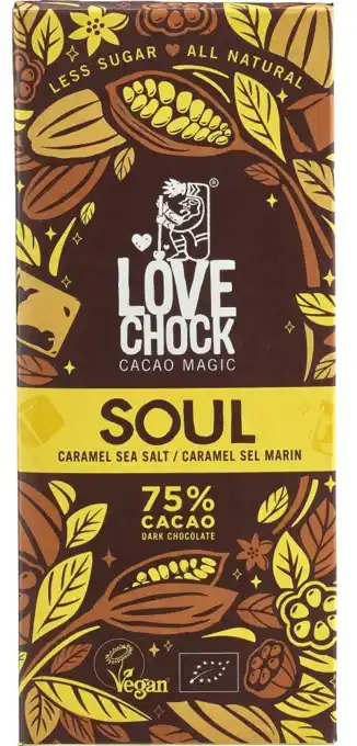 De Online Drogist Lovechock soul vegan pure chocolade | karamel zeezout aanbieding