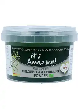 De Online Drogist It&aposs amazing bio chlorella & spirulina poeder aanbieding