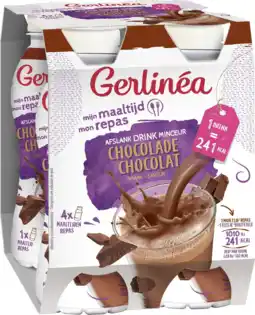 De Online Drogist Gerlinéa drinkmaaltijd chocolade 4 pack aanbieding