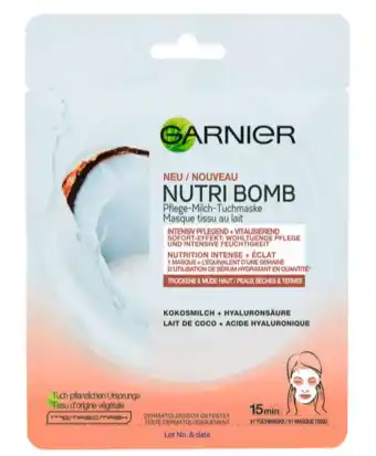 De Online Drogist Garnier skin active masker kokos aanbieding