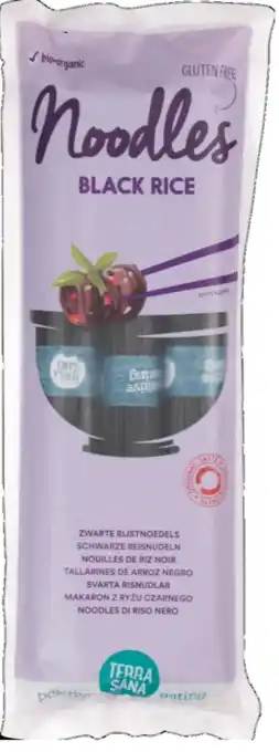 De Online Drogist Terrasana zwarte rijstnoedels aanbieding
