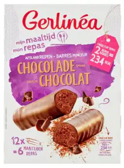 De Online Drogist Gerlinéa maaltijdrepen chocolade aanbieding