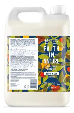 De Online Drogist Faith in nature grapefruit & orange bodywash navulverpakking aanbieding