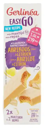 De Online Drogist Gerlinéa maaltijdrepen abrikoos & citroen aanbieding