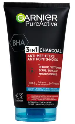 De Online Drogist Garnier skinactive charcoal 3in1 facewash aanbieding