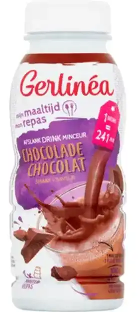 De Online Drogist Gerlinéa drinkmaaltijd chocolade aanbieding