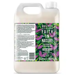 De Online Drogist Faith in nature lavendel & geranium shampoo - navulling aanbieding