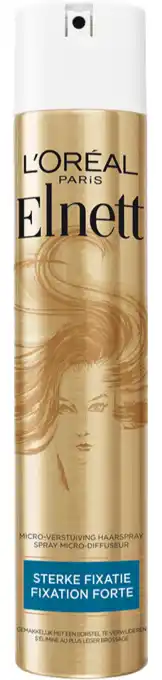 De Online Drogist L&aposoréal paris elnett sterke fixatie haarspray aanbieding