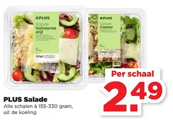 PLUS Plus salade 1550-330 gram aanbieding