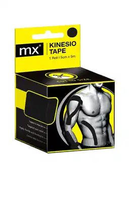 De Online Drogist Mx health kinesio tape black 5cmx5m aanbieding