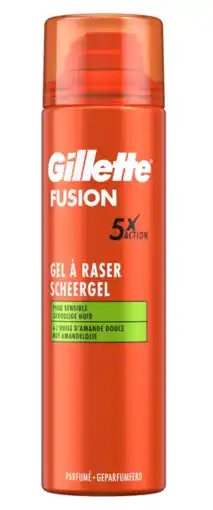 De Online Drogist Gillette fusion scheergel amandelolie aanbieding